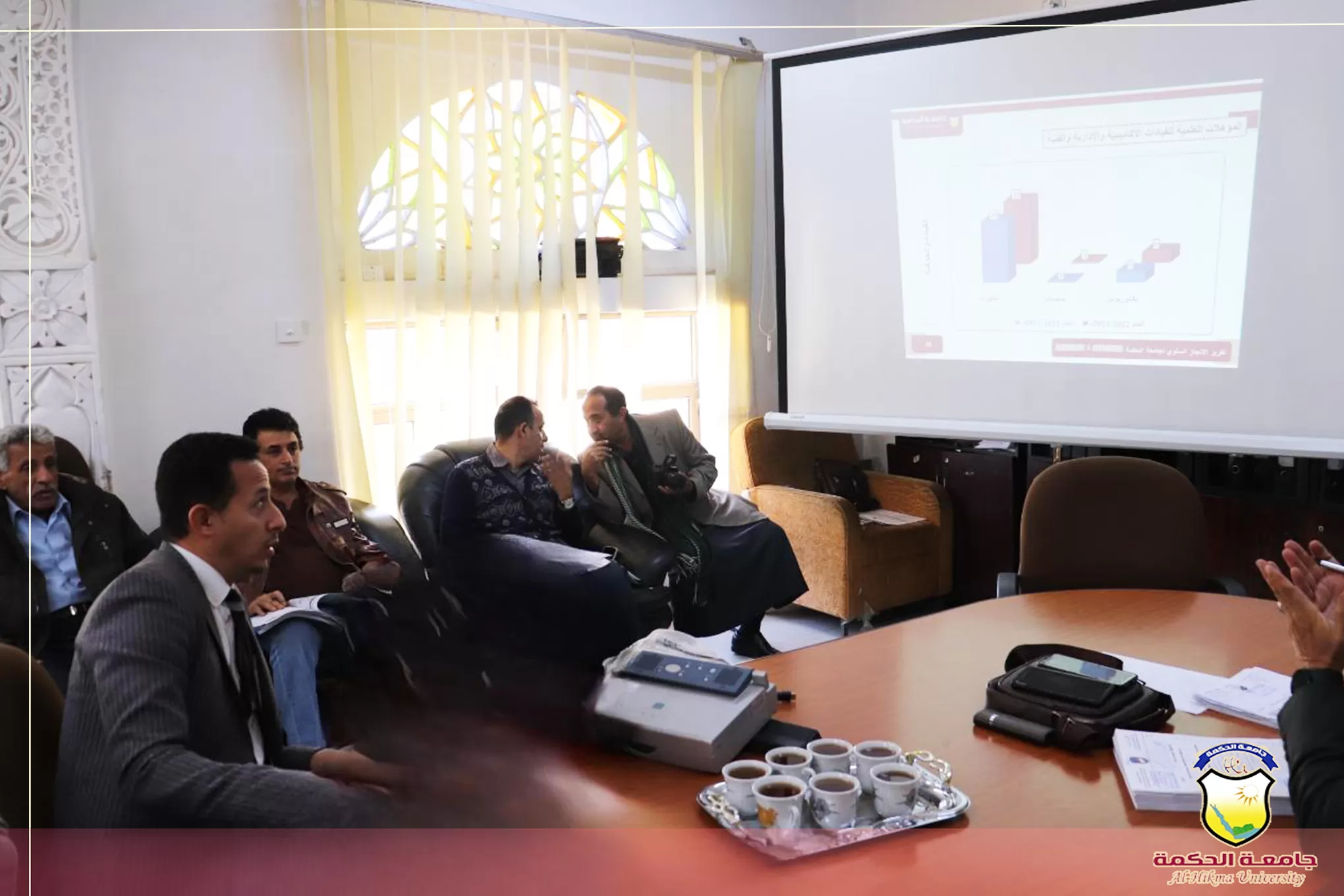 جامعة الحكمة تناقش تقرير الأداء السنوي للعام 2022-2023م