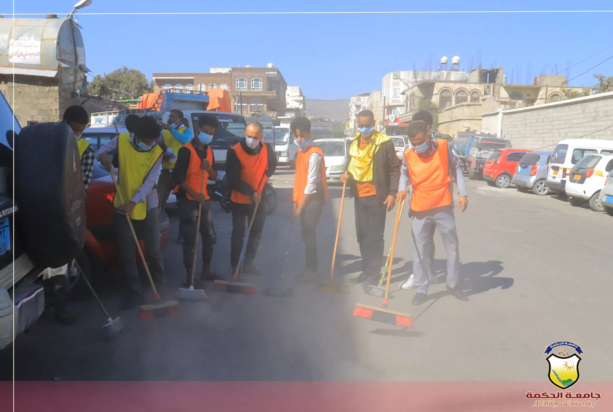 جامعة الحكمة تدشن برنامج الحملة الوطنية للبيئة والنظافة العامة 1- يناير
