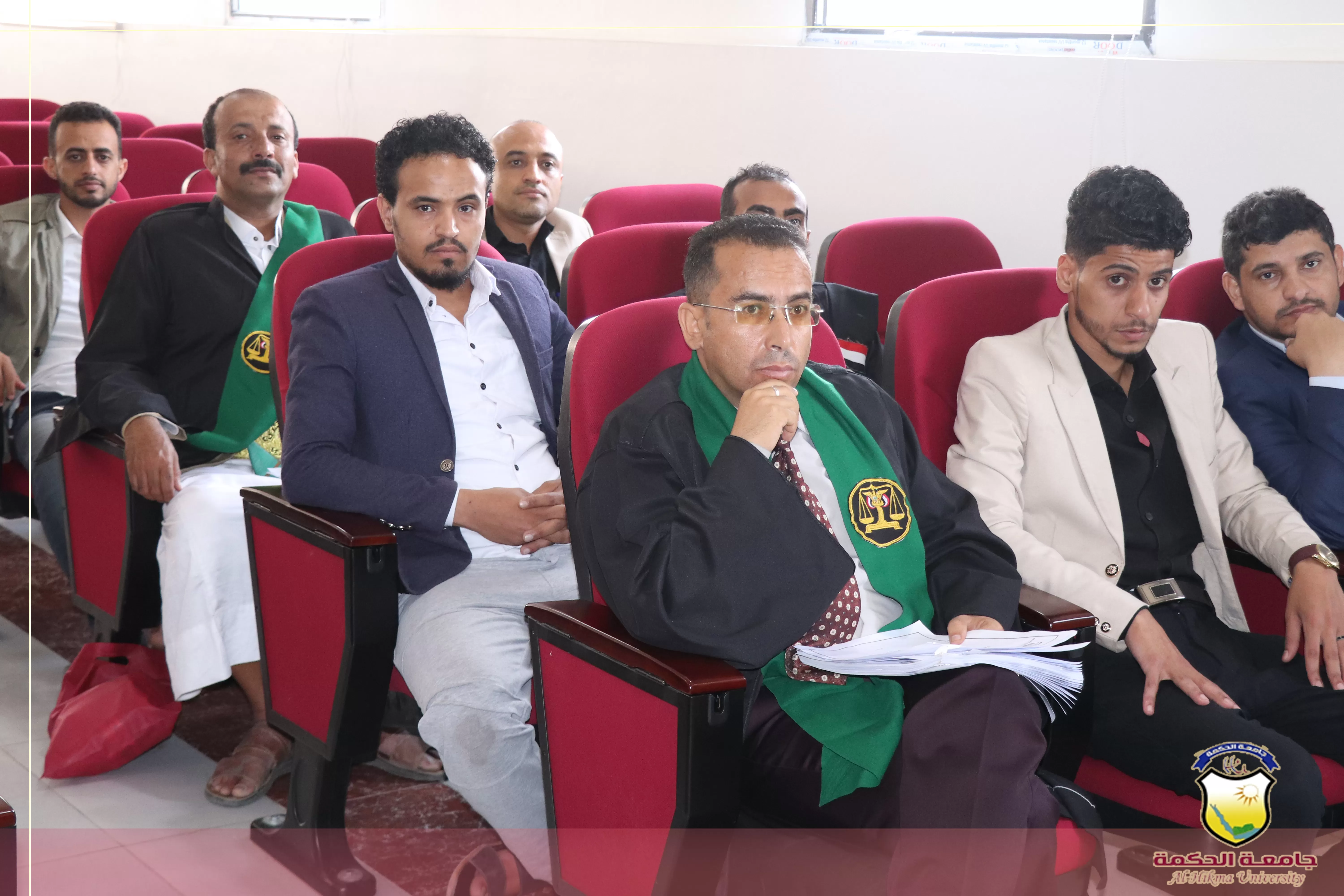 إختتام المناقشات العلنية لأبحاث تخرج قسم الشريعة والقانون بجامعة الحكمة - صنعاء