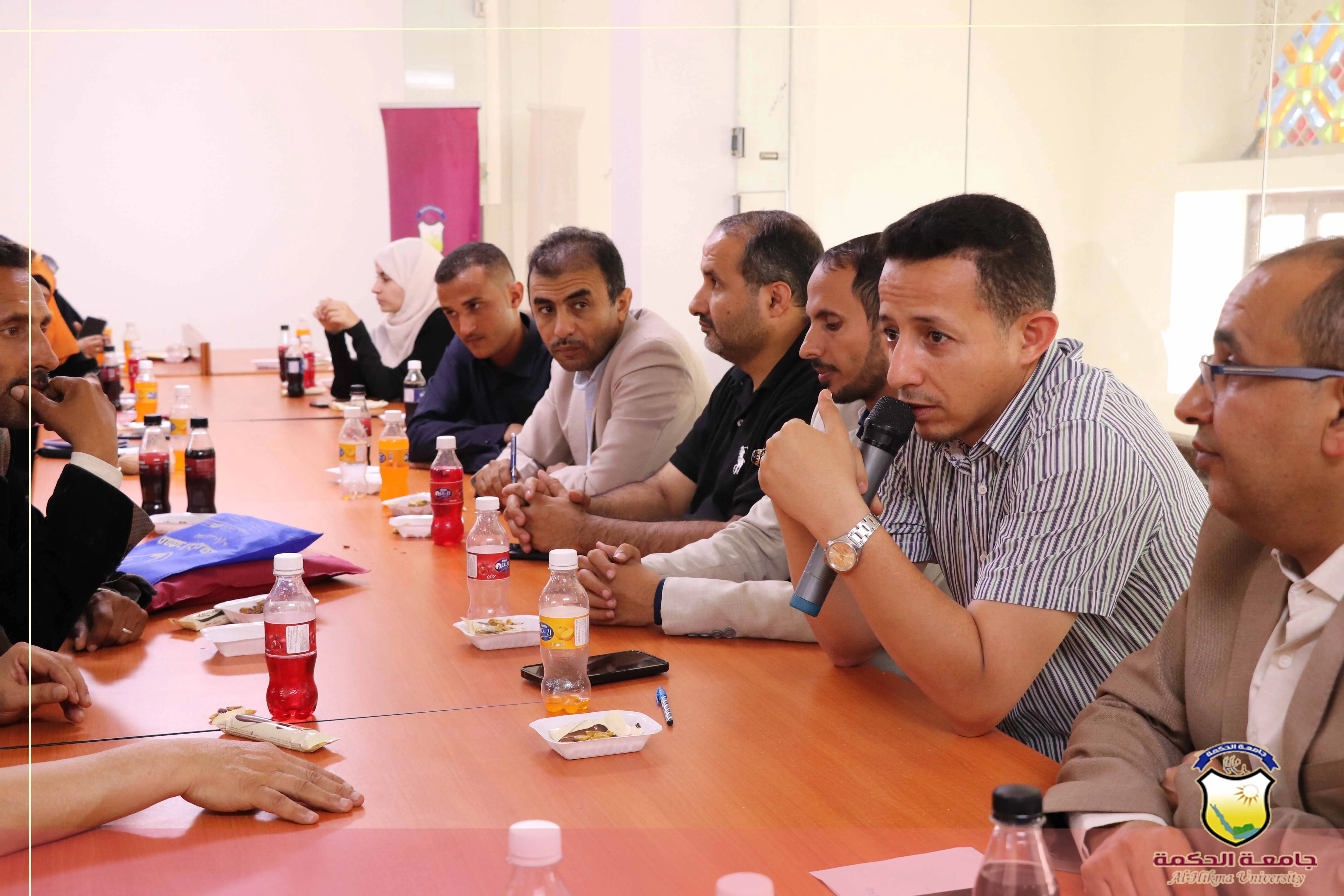 جامعة الحكمة تقيم جلسة معايدة للكادر الإداري والأكاديمي بمناسبة عيد الأضحى المبارك