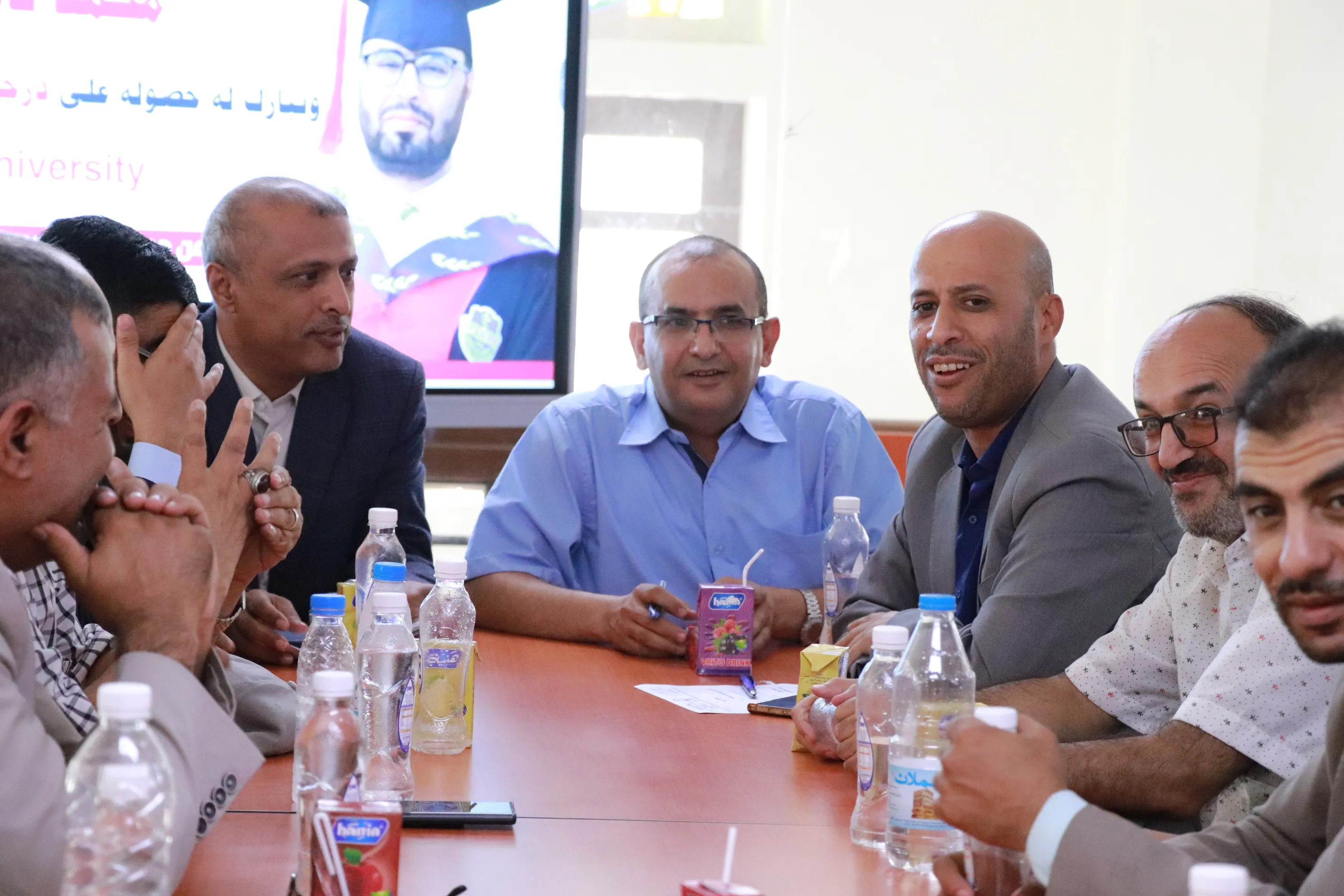 جامعة الحكمة تحتفل بعودة مبتعث الجامعة الدكتور محمد شايع