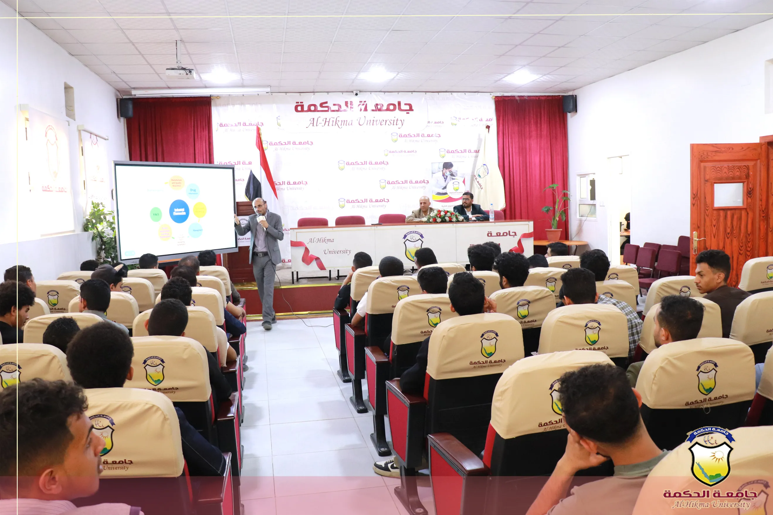 جامعة الحكمة تقيم ندوة علمية طلابية حول مسارات مهنة الصيدلة وفرصها المستقبلية