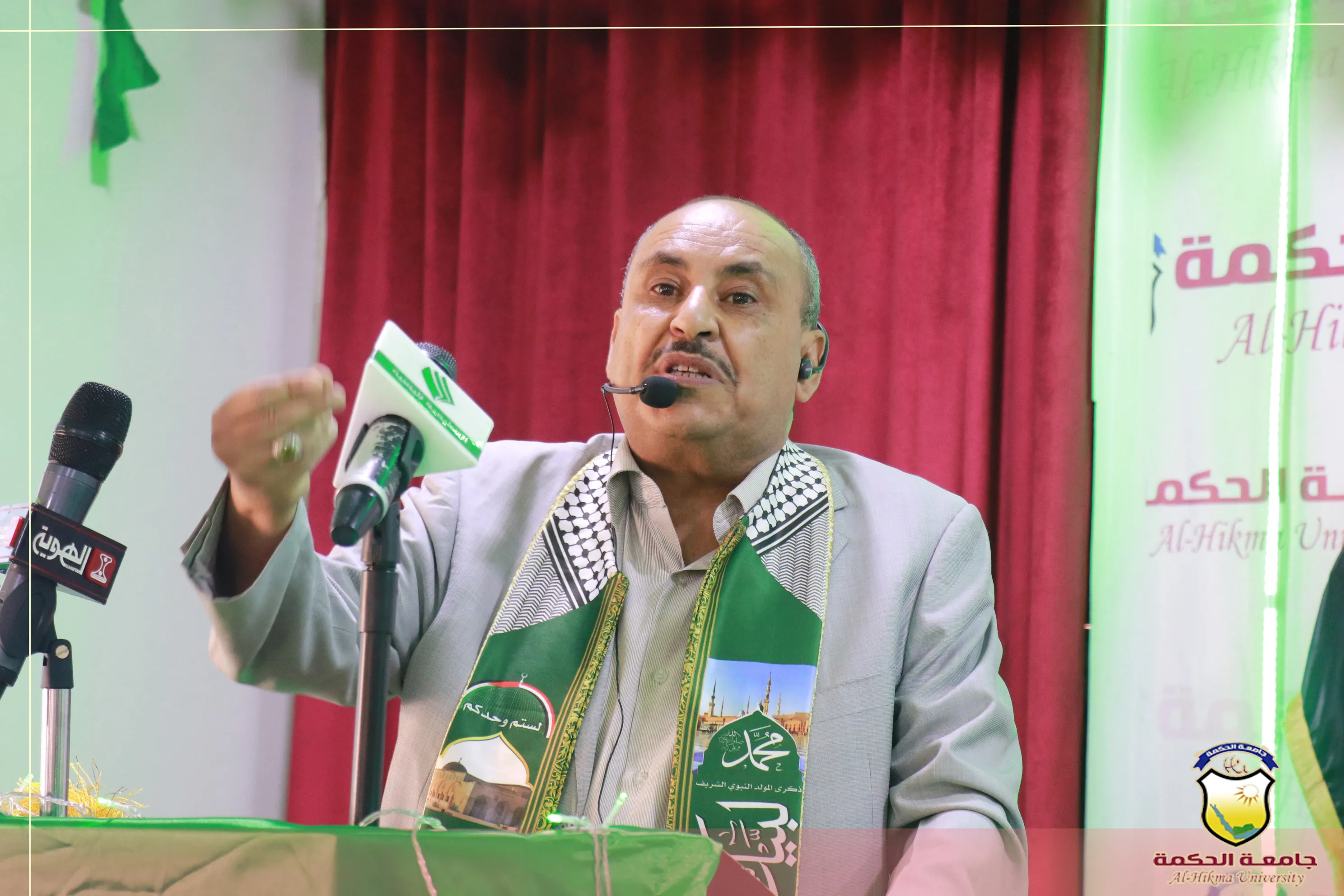 جامعة الحكمة تقيم فعالية خطابية بذكرى المولد النبوي 1447هـ